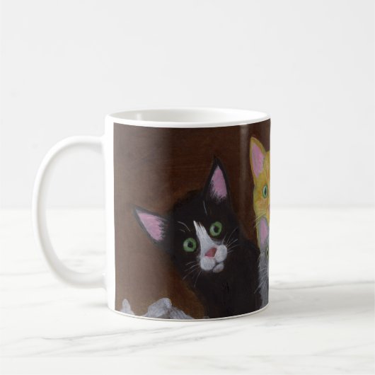 Speelse Kittens Koffiemok (Links)