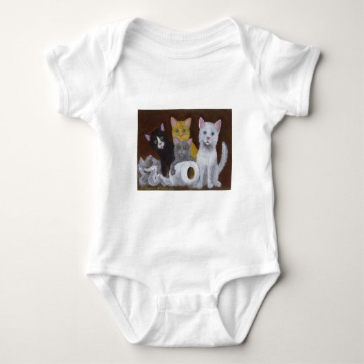 Speelse Kittens Romper (Voorkant)