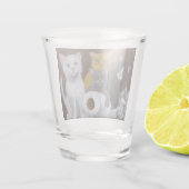 Speelse Kittens Shot Glas (Achterkant)
