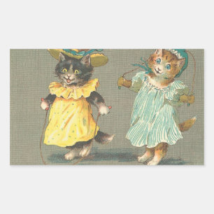  speelse kittens sticker
