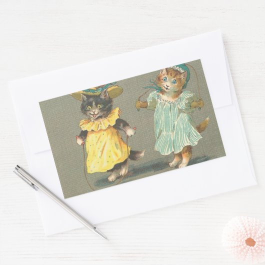  speelse kittens sticker (Envelop)