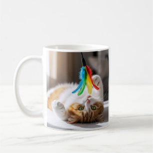 speelse kittenveer koffiemok