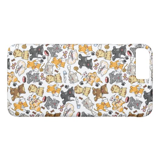 Speelse Kitties Case-Mate iPhone Case (Achterkant (Horizontaal))