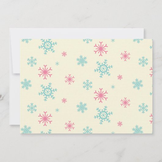 Speelse Kitty Cat Kerstfeest Uitnodigen Kaart (Achterkant)