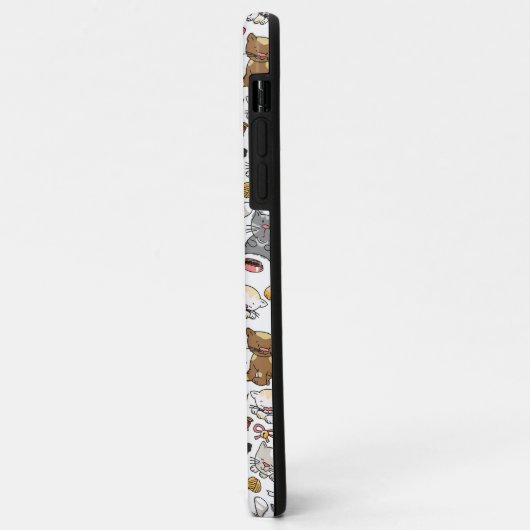 Speelse Kitty Katten Case-Mate iPhone Case (Achterkant/links)