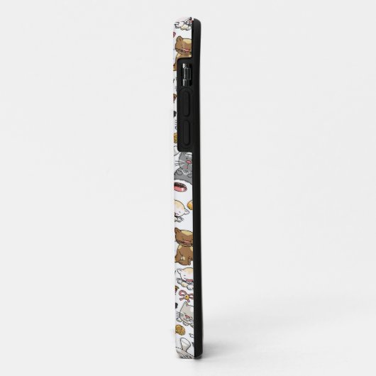 Speelse Kitty Katten Case-Mate iPhone Case (Achterkant/links)