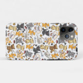 Speelse Kitty Katten Case-Mate iPhone Case (Achterkant (horizontaal))