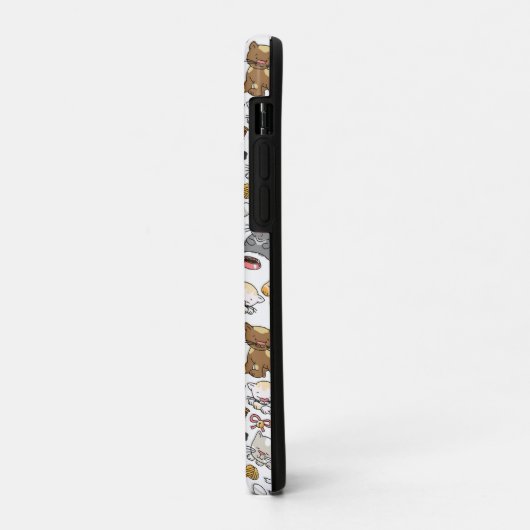 Speelse Kitty Katten Case-Mate iPhone Case (Achterkant/links)