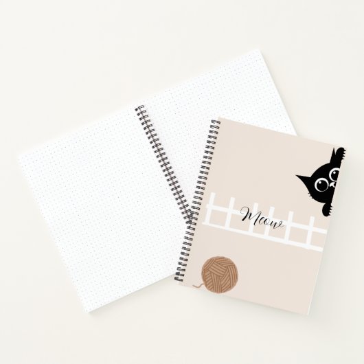 Speelse Kitty Notitieboek (Binnen)