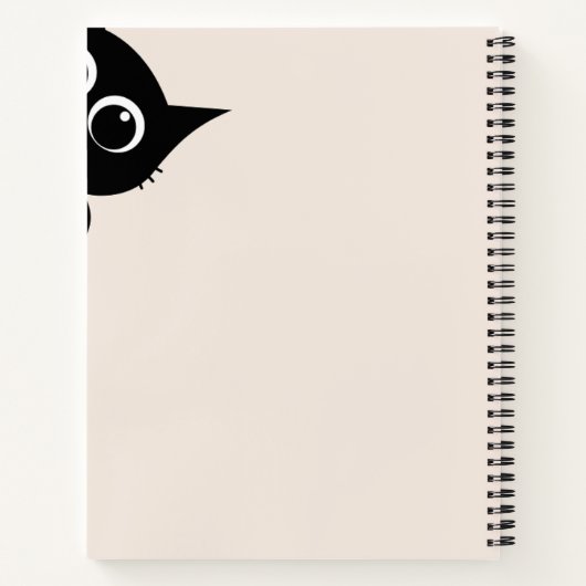 Speelse Kitty Notitieboek (Achterkant)