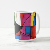 Speelse Kleurblokken  Koffiemok (Voorkant rechts)