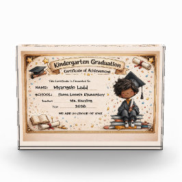 Speelse kleuterschool diploma  fotoblokken