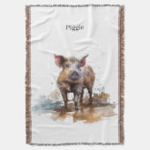 Speelse Knorretje, op maat Deken (Voorkant Verticaal)