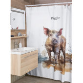 Speelse Knorretje, op maat Douchegordijn