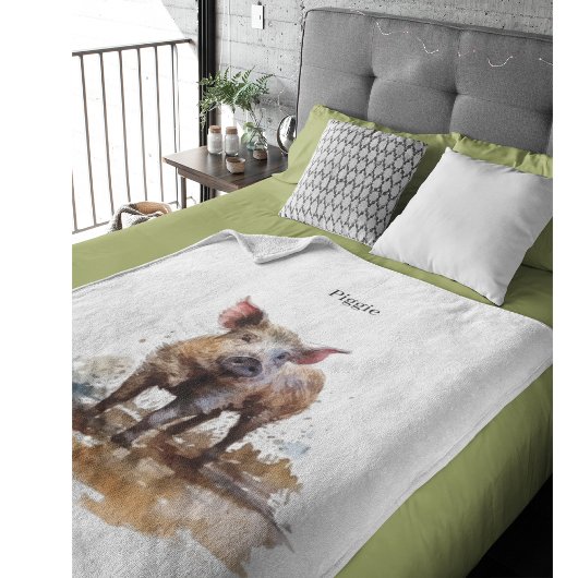 Speelse Knorretje, op maat Fleece Deken