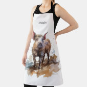 Speelse Knorretje, op maat Schort (Insitu)