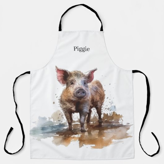 Speelse Knorretje, op maat Schort (Voorkant)