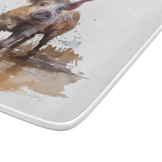 Speelse Knorretje, op maat Snijplank (Hoek)