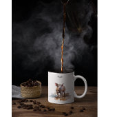 Speelse Knorretje, op maat Tweekleurige Koffiemok