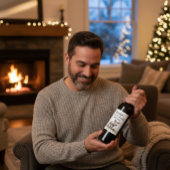 Speelse Knorretje, op maat Wijn Etiket