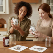 Speelse Knorretje, op maat Wijn Etiket