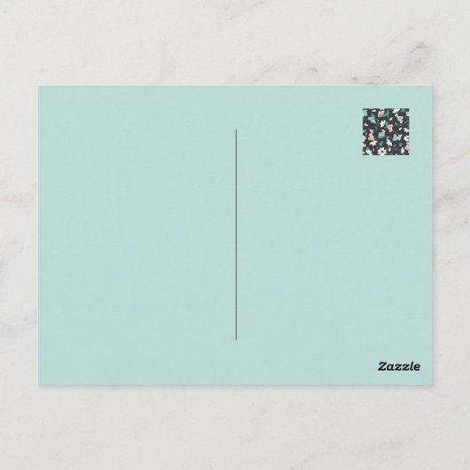 Speelse Koala Patroon Leuke Dier en Natuur Kunst Briefkaart (Achterkant)