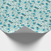 Speelse Koala Patroon Leuke Dier en Natuur Kunst Cadeaupapier (Hoek)