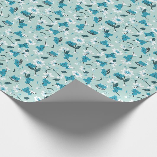 Speelse Koala Patroon Leuke Dier en Natuur Kunst Cadeaupapier (Hoek)