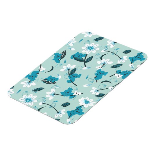 Speelse Koala Patroon Leuke Dier en Natuur Kunst Magneet (Linkerzijde)