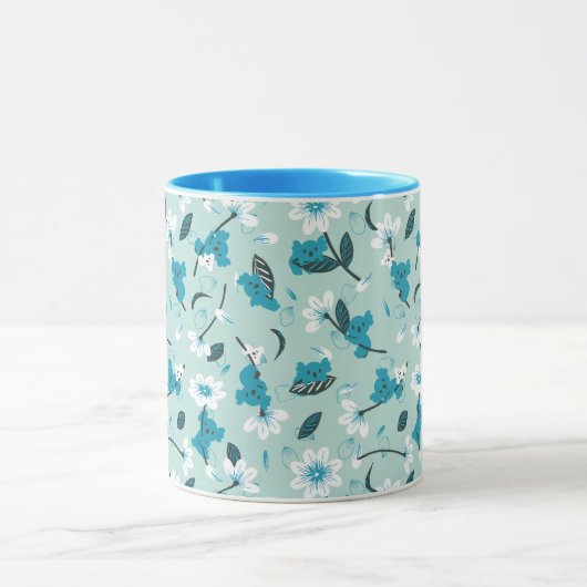 Speelse Koala Patroon Leuke Dier en Natuur Kunst Mok (Midden)