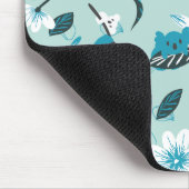 Speelse Koala Patroon Leuke Dier en Natuur Kunst Muismat (Hoek)