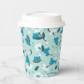 Speelse Koala Patroon Leuke Dier en Natuur Kunst Papieren Bekers (Links)