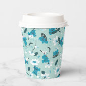 Speelse Koala Patroon Leuke Dier en Natuur Kunst Papieren Bekers (Achterkant)