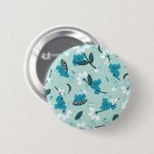 Speelse Koala Patroon Leuke Dier en Natuur Kunst Ronde Button 5,7 Cm (Voorkant /achterkant)