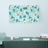 Speelse Koala Patroon Leuke Dier en Natuur Kunst Spandoek (Beurs)