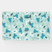 Speelse Koala Patroon Leuke Dier en Natuur Kunst Spandoek (Horizontaal)