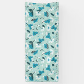 Speelse Koala Patroon Leuke Dier en Natuur Kunst Spandoek (Verticaal)