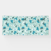 Speelse Koala Patroon Leuke Dier en Natuur Kunst Spandoek (Horizontaal)