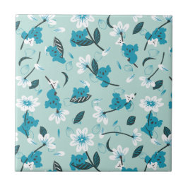 Speelse Koala Patroon Leuke Dier en Natuur Kunst Tegeltje