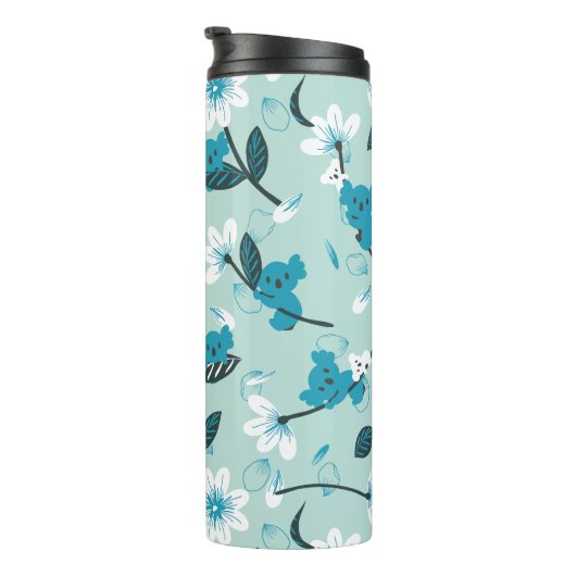 Speelse Koala Patroon Leuke Dier en Natuur Kunst Thermosbeker (Geroteerd rechts)