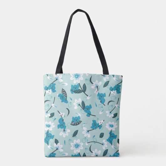 Speelse Koala Patroon Leuke Dier en Natuur Kunst Tote Bag (Achterkant)