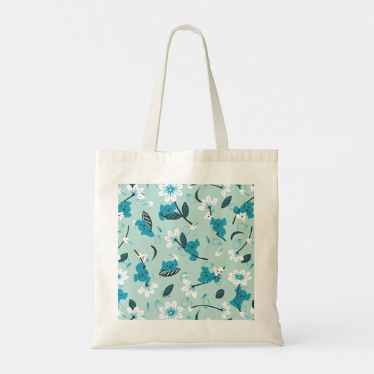 Speelse Koala Patroon Leuke Dier en Natuur Kunst Tote Bag (Achterkant)