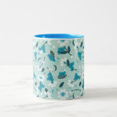 Speelse Koala Patroon Leuke Dier en Natuur Kunst Tweekleurige Koffiemok (Center)