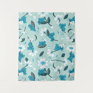 Speelse Koala Patroon Leuke Dier en Natuur Kunst Wandkleed