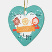 Speelse koekjes rollende pin kerst ornament (Links)