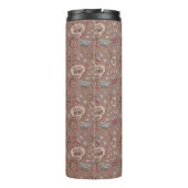 Speelse koffie nu Mocha patroon Thermosbeker (Achterkant)