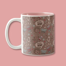 Speelse koffie nu Mocha patroon