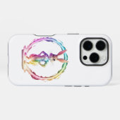 Speelse Konijnengeluk iPhone Hoesje (Achterkant horizontaal)
