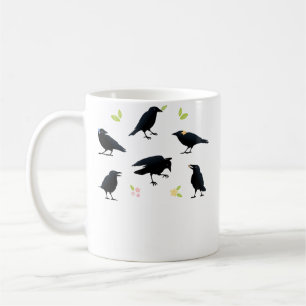 Speelse Kraaien Koffiemok