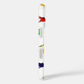 Speelse krabbelpatroon telefoon iPhone / iPad hoes (Achterkant / Rechts)